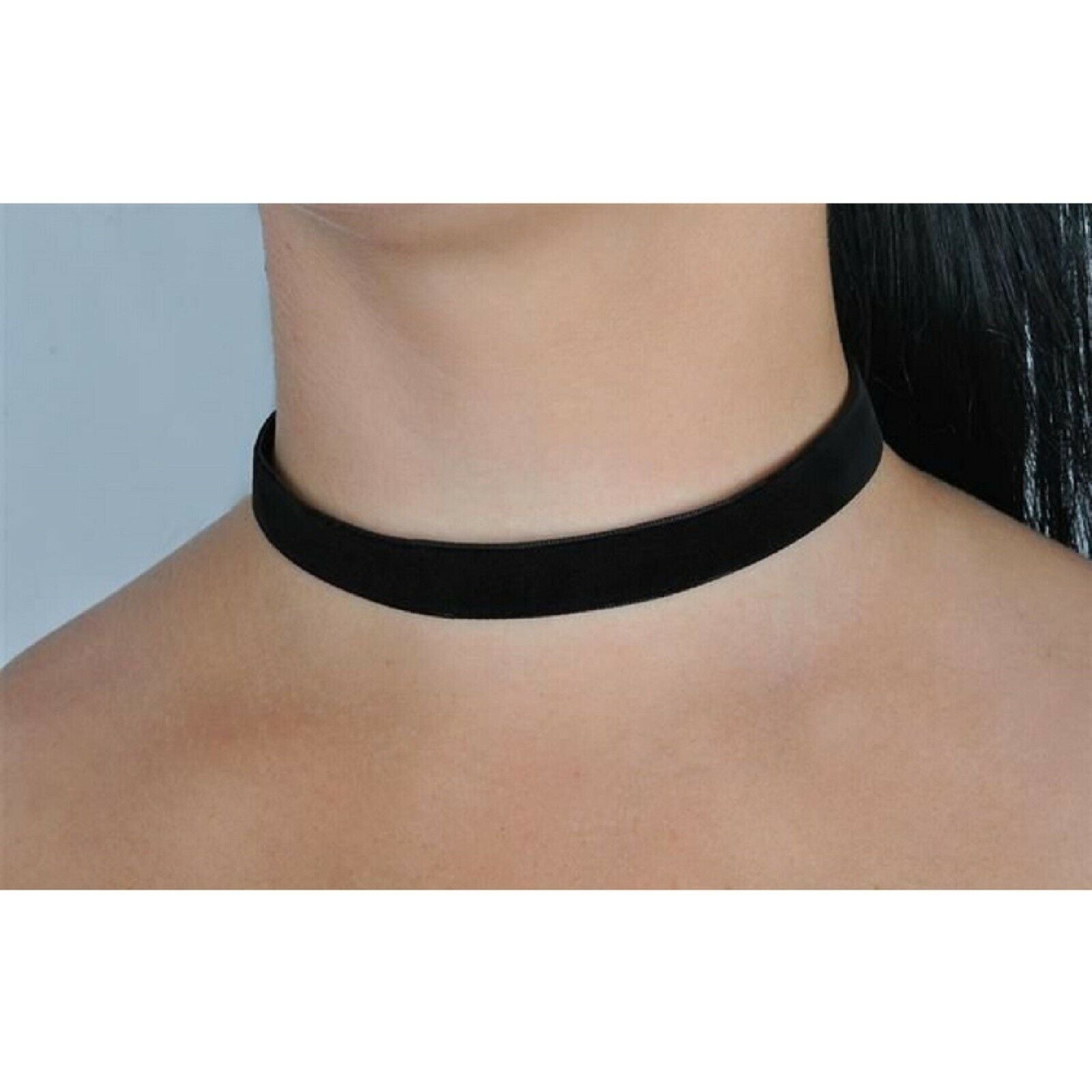 Damen Choker Halsband Halskette Kette Schmuck Gothic Samt Band Tattoo –  Sevinora